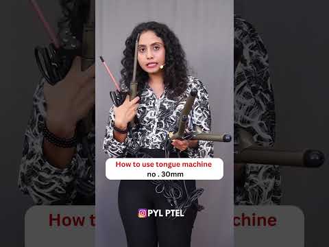 HOW TO USE TONGUE MACHINE NO: 30mm BY PYLPTEL #hairstyle #hairstyles #shorts #reels #hairstyleshorts