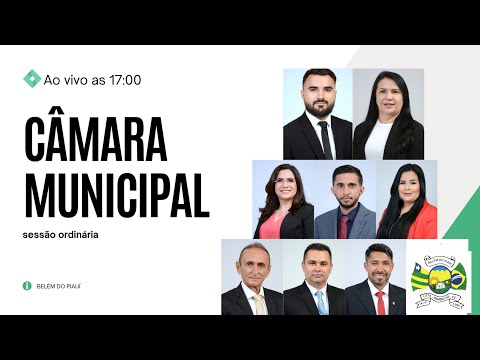 SESSÃO ORDÍNARIA CÂMARA MUNICIPAL DE BELÉM DO PIAUÍ