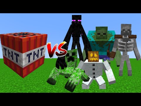 Eccentric TNT(Boss And Magic) Vs Mutant Monsters - Minecraft Mob Battle