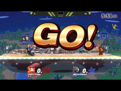Smash Lounge 89 - IC (Diddy Kong) vs AC (Meta Knight)