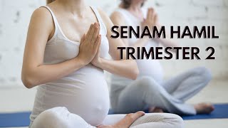 Download lagu SENAM HAMIL MUDAH untuk TRIMESTER 2 | PRENATAL YOGA mp3