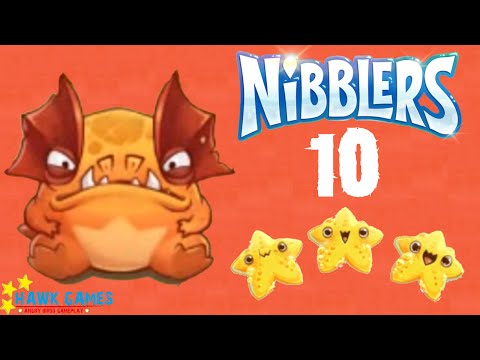 Fruit Nibblers Level 10 BOSS - 3 Stars Walkthrough, No Boosters