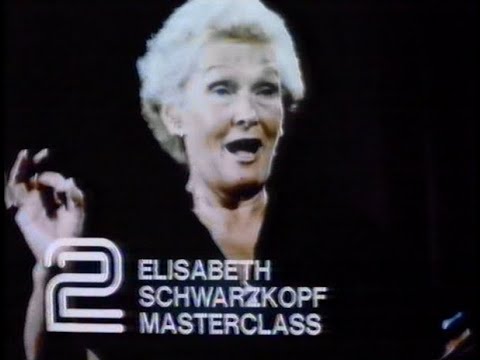 Thursday 6th August 1981 BBC2 - Elisabeth Schwarzkopf Masterclass - Stuart Burrows Sings - Newsnight