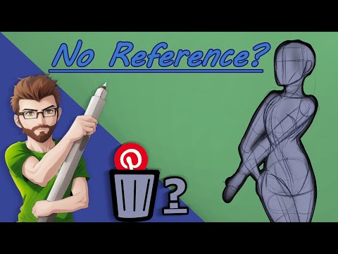 Drawing human characters from imagination: How to draw without references.