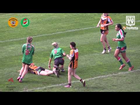 2016 ICRL Womens In Defense League Grand Final Highlights - Helensburgh Tigers Vs Corrimal Cougars