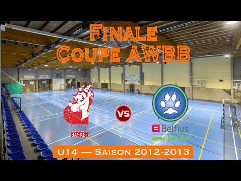 Finale Coupe AWBB U14 🏆 2012-2013 -- CSLB / Mons-Hainaut