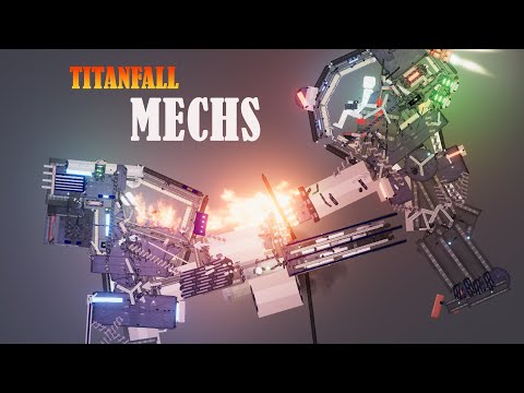 TITANFALL MECHS FIGHT EACH OTHER - People Playground 1.22.3
