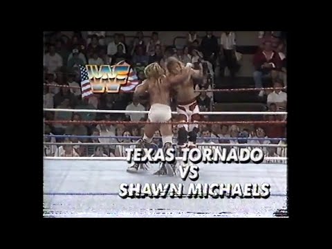 Texas Tornado vs Shawn Michaels   All American Wrestling July 26th, 1992