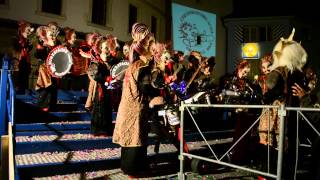 preview picture of video 'Fasnacht Laufen 2014, Montag, Gugge Gala: Hirzefäger 5'
