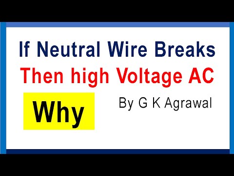 High voltage in AC supply & Neutral wire break problem Video