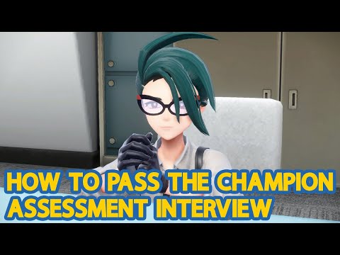 How To Pass The Champion Assessment Interview - Pokemon Scarlet & Violet