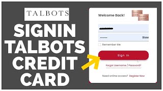 Talbots Credit Card Login: How To Signin Talbots Credit Card Online 2022