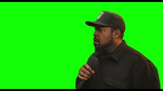 Ice Cube "AI is bullshit, f＊ck AI" The Studio green screen