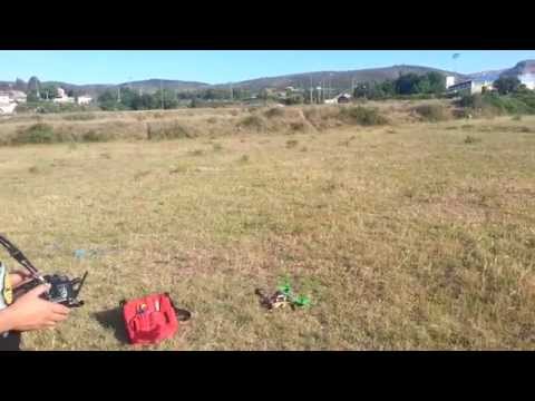 microcuad naze 32 acro carnisser-primer vuelo en exterior