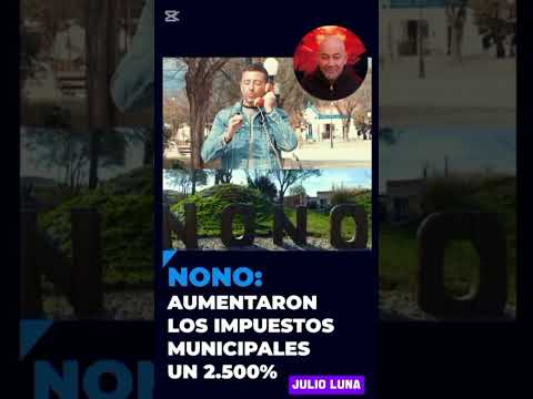 IMPUESTOS AUMENTARON UN 2500% EN NONO-CORDOBA