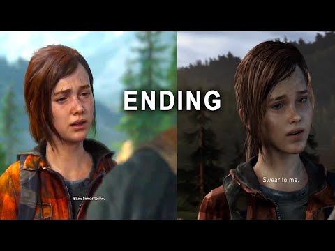 The Last of Us Part 1 Remake Vs Remastered Gameplay Ending Cutscene Graphic Comparison