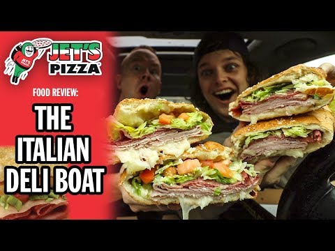 Jet's Pizza's *ITALIAN DELI BOAT* Food Review | #Sponsored
