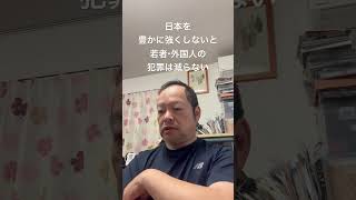 😓日本を豊かに強くしないと若者・外国人の犯罪は減らない　#日本保守党 #百田尚樹 #有本香 #島田洋一 #北村晴男 #梅原克彦 #自民党 #高市早苗 #移民