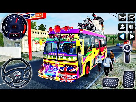 Bus Simulator Indonesia #41 - Coach Indian Bus Hino RG Bumel V2 Driving - Android GamePlay