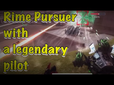 War Robots Rime Pursuer with a legendary pilot