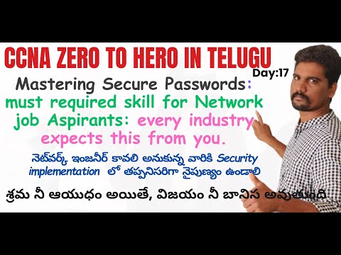 16.4.6-packet-tracer---configure-secure-passwords-and-ssh in Telugu | #ccna | #ccnp |#cisco |#viral