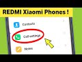 Redmi Calls Settings In Mi Mobile Xiaomi Phone