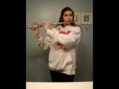 B flat chromatic scale