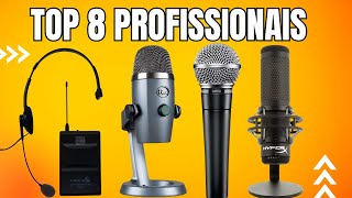 Top 8 Microfones Profissionais:Os Melhores Microfones Profissionais para Podcast, Música e Mais!