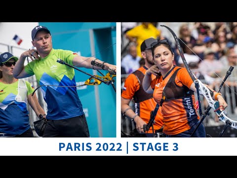 Slovenia v Netherlands – recurve mixed team bronze | Paris 2022 World Cup S3
