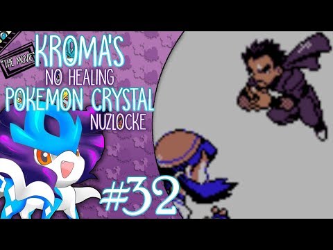Pokémon Crystal "No Healing" Nuzlocke, Part 32 - Brute Forcing the Ninja! [VS. ELITE FOUR KOGA]