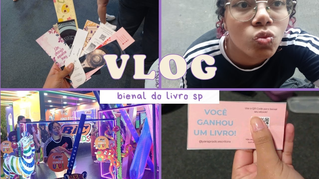 vlog: bienal do livro sp / caótico