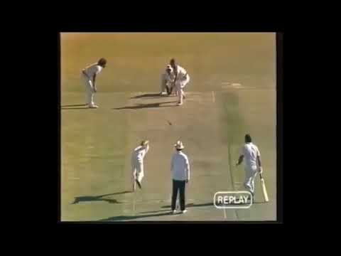 KIM HUGHES   Caught Mike Brearly Bowled Derek Underwood 99   First Test Perth 1979 /80
