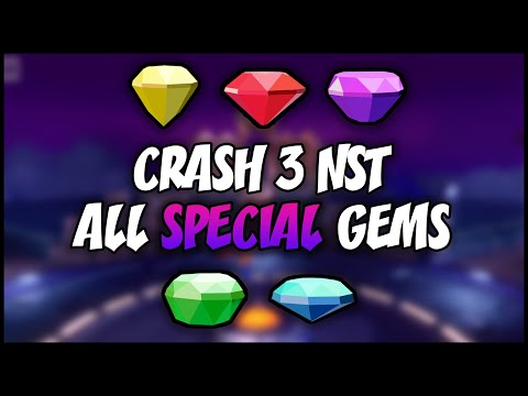 ALL SPECIAL GEMS - N. Sane Trilogy: Crash Bandicoot 3 (HD)