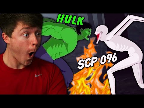 The HULK vs SCP-096 INSANE FIGHT!!