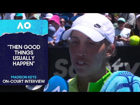 Madison Keys On-Court Interview | Australian Open 2026 First Round