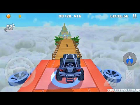 Mountain Climb Stunt: Offroad Black Jeep 4x4 Driving Simulator Levels 65 to 74 - Android GamePlay 3D