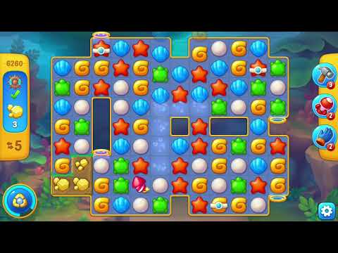 [FISHDOM Walkthrough] Level 6260 Super Hard (Qua màn - Fishdom)