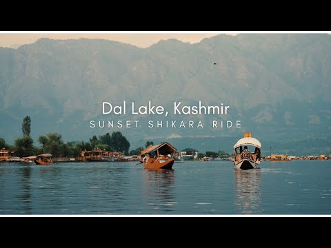 Stunning Sunset Shikara Ride in Dal Lake, Srinagar, Kashmir.