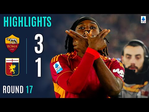 ROMA-GENOA 3-1 | HIGHLIGHTS | Roma Seals Hat-Trick in Seventeen Minutes | SERIE A 2025/26