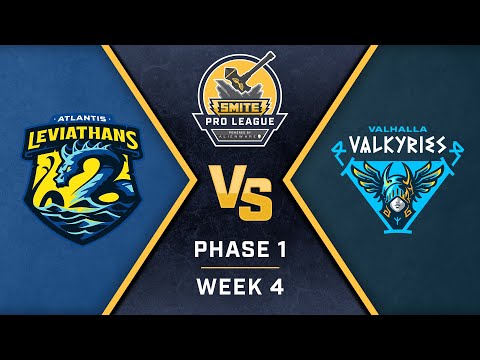 SMITE Pro League Phase 1 Week 4 Atlantis Leviathans vs Vahalla Valkyries