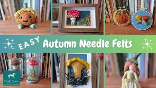 🎃Lets get inspired for these BEGINNER needle felts!🧙🏻‍♀️