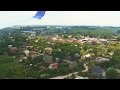 Airplane Landing Very Close To Buildings People Clapping Applause