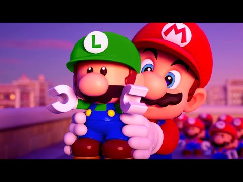 Mario Vs. Donkey Kong 2 Player - All Final Bosses & Endings