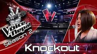 Coach Astha &quot;Ko Chha Yaha Ghati Badi&quot; (Knockout) - The Voice of Nepal Season 2 - 2019