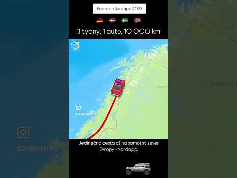 Buďte součástí cesty z Hané až na samotný sever Evropy = Nordkapp 2025