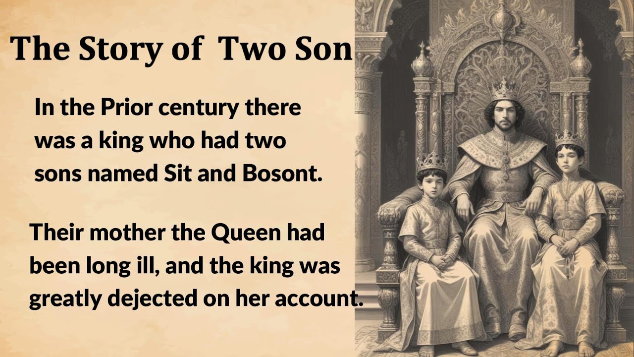 Learn English through Story Level 1 |  The Story of two son- english story with subtitles
