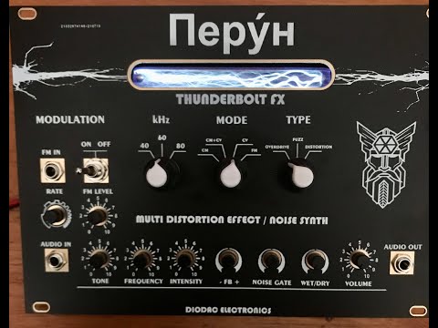 Perun Thunderbolt FX #Guitar #fuzz #distortion #eurorack #plasmapedal #noisebox #makenoise #diodac