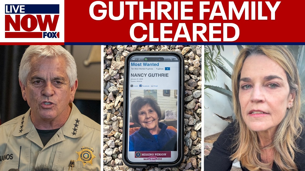 BREAKING: Guthrie family cleared as possible suspects in missing mother case, authorities confirm