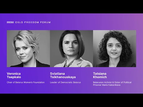 Sviatlana Tsikhanouskaya, Veronica Tsepkalo & Tatsiana Khomich | Rally for Belarus