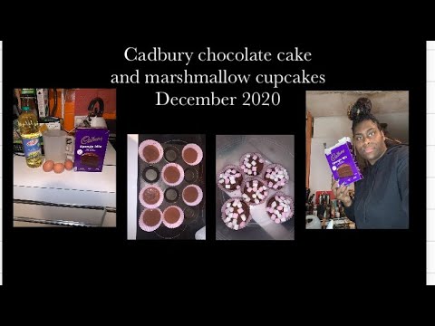 Keisha’s vlog// I made Cadbury chocolate cake and marshmallow cupcakes